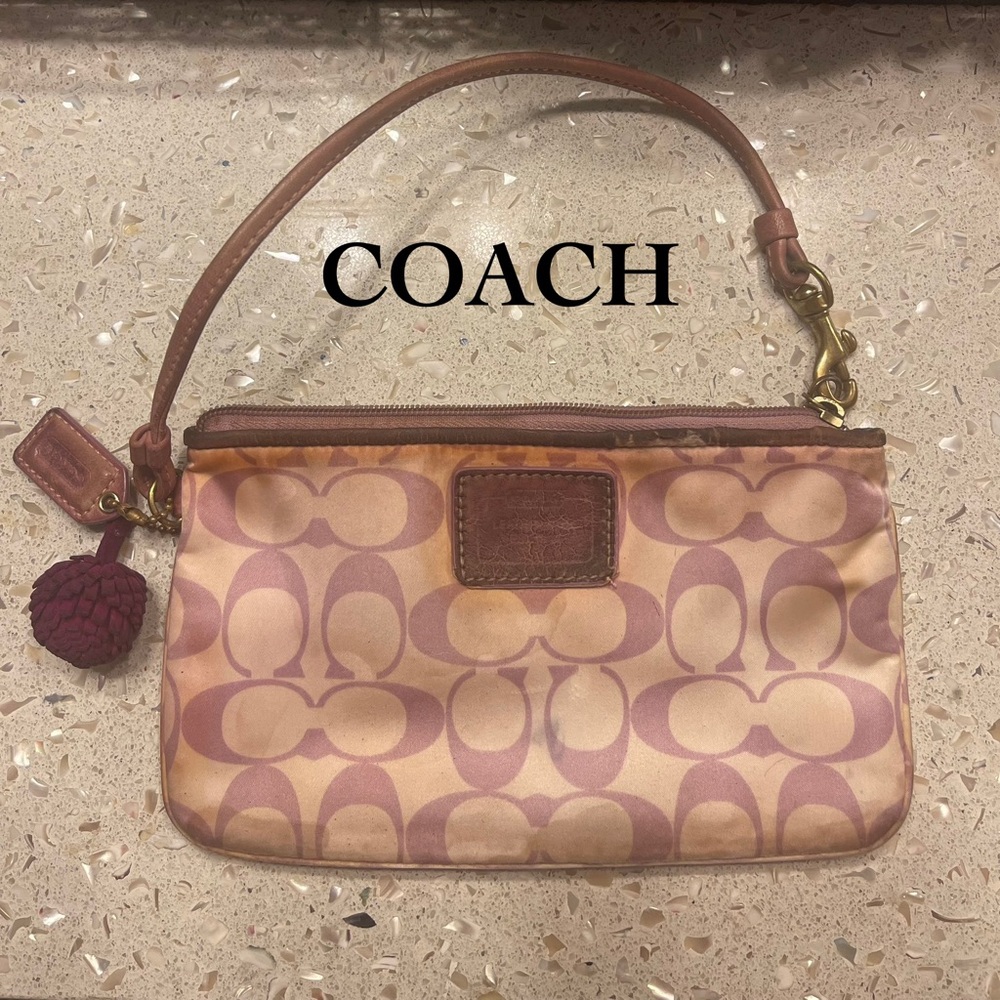 Coach Wristlet purple